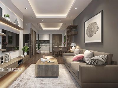 Thiết kế nội thất chung cư hiện đại AN BÌNH CITY