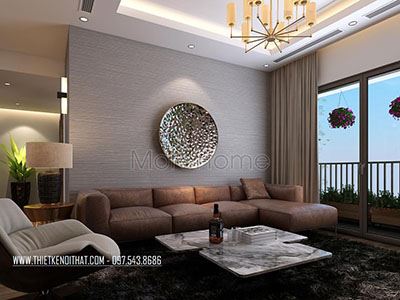 Thiết kế chung cư ngoại giao đoàn phong cách hiện đại - Chị Lan