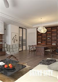 Thi công nội thất chung cư Grand City đậm phong cách hiện đại - Anh Hà